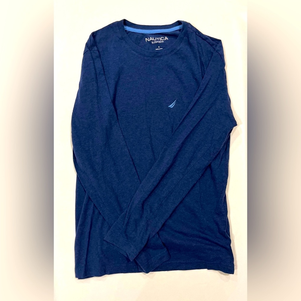 Nautica Sleepwear Men’s Long Sleeve Shirt